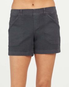 Women's High Waist Overalls Casual Pants Cotton And Linen Thin A- Line (Option: Six inch black-3XL)