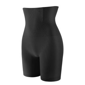 Women's High-waisted Shapewear Shorts (Option: Black-S)