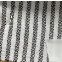 Thick Striped Wide-leg Pants (Option: White-Xl)