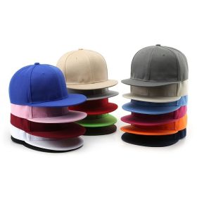 1pc Men's Hat Spring And Autumn Solid Color Plate Cap For Outdoor Sports Travel Women Sunscreen Sun Shading Sun Baseball Cap; Structured Flatfile Snap (Color: White, size: 21.6-23.6in)