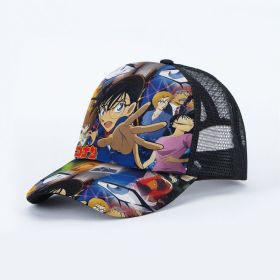 Anime Hat Naruto Luffy Demon Slayer Tanjiro Hat Student Men And Women Hip-hop Baseball Cap Sun Hat Trucker Hat (Color: ZMW-45)