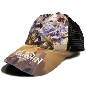 Anime Hat Naruto Luffy Demon Slayer Tanjiro Hat Student Men And Women Hip-hop Baseball Cap Sun Hat Trucker Hat (Color: ZMW-213)