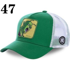 New Naruto Dragon Ball DRAGONBALL Mesh Cap Cartoon Mesh Cap Men And Women Baseball Cap Fashion Patch Trucker Cap (Color: 47)