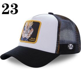 New Naruto Dragon Ball DRAGONBALL Mesh Cap Cartoon Mesh Cap Men And Women Baseball Cap Fashion Patch Trucker Cap (Color: 23)