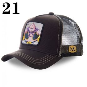 Dragon Ball Naruto 41 All Styles Buckle Back Cotton Baseball Cap Men's Women's Hip Hop Dad Hat Trucker Mesh Cap (Color: 21)