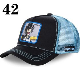 Dragon Ball Naruto 41 All Styles Buckle Back Cotton Baseball Cap Men's Women's Hip Hop Dad Hat Trucker Mesh Cap (Color: 42)