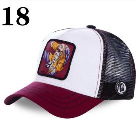Dragon Ball Naruto 41 All Styles Buckle Back Cotton Baseball Cap Men's Women's Hip Hop Dad Hat Trucker Mesh Cap (Color: 18)
