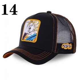 Dragon Ball Naruto 41 All Styles Buckle Back Cotton Baseball Cap Men's Women's Hip Hop Dad Hat Trucker Mesh Cap (Color: 14)