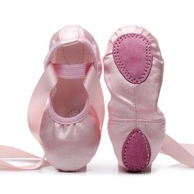 Girls Ballet Practice Shoes, Yoga Shoes for Dancing (size: 33)