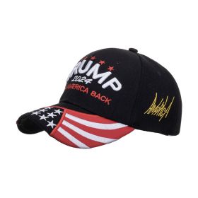 Lettered embroidered baseball cap Women's visor (Colour: Black)