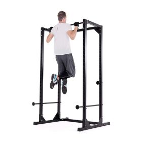 Indoor Strength Training Adjustable Heights Multi-Function Fitness Pull Up Equipment (Type: Style B, Color: BLACK)