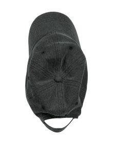 Authentic Pigment 1910 Pigment-Dyed Baseball Cap (Color: BLACK, size: OS)