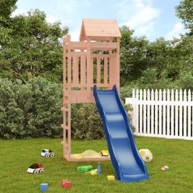 Outdoor Playset Solid Wood Douglas (Color: Brown)