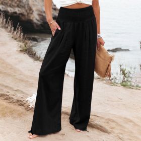Drawstring Pants (Option: Black-Xl)