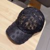 Breathable Flowers Lace Baseball Cap; Sunscreen Hollow Out Adjustable Sports Sun Hat For Women