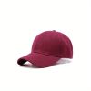 Candy Color Simple Baseball Cap Women Sunscreen Cotton Sports Hat Trendy Dad Hats Unisex
