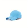 Candy Color Simple Baseball Cap Women Sunscreen Cotton Sports Hat Trendy Dad Hats Unisex