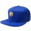 Hot selling original American lion's head iron label hip hop flat cap baseball cap cross-border supply map