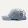 Cowboy hat; women's torn baseball cap; men's worn; washed; fashionable cap; cotton; smooth board; cross-border cap;