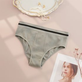 Seamless Underwear Breathable Sexy Women's Seamless (Option: Gray-2XL)