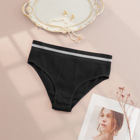 Seamless Underwear Breathable Sexy Women's Seamless (Option: Black-4XL)
